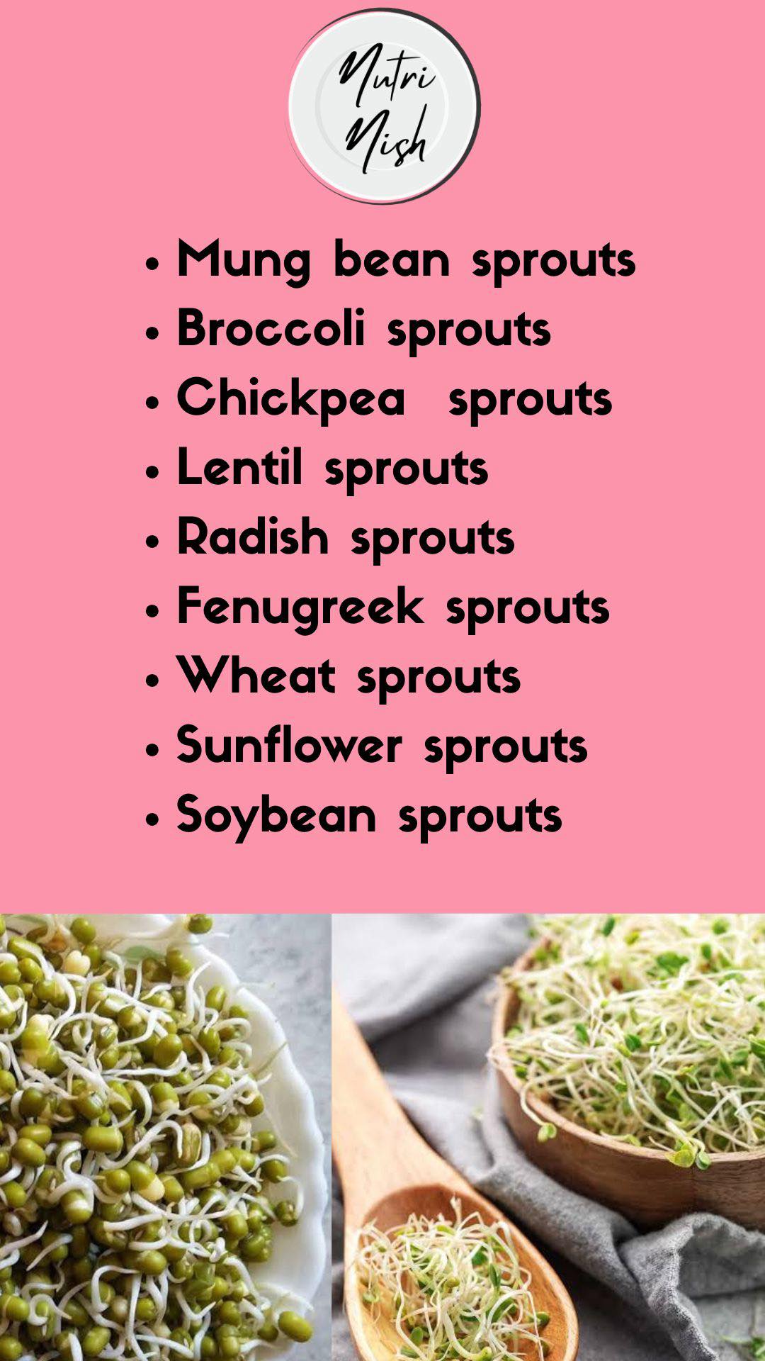 Image for Sprouts are healthy